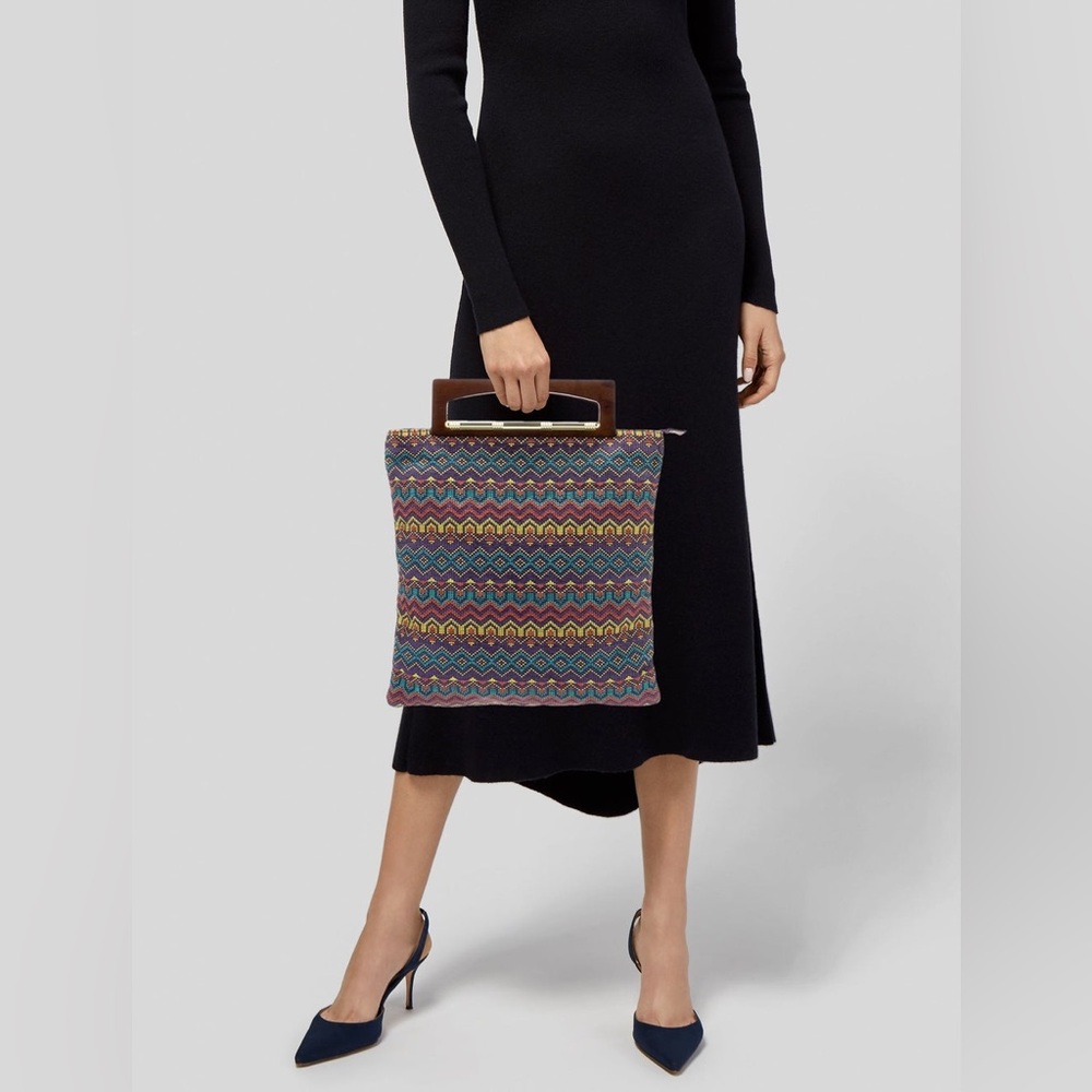 Duro Olowu Canvas Top Handle Bag